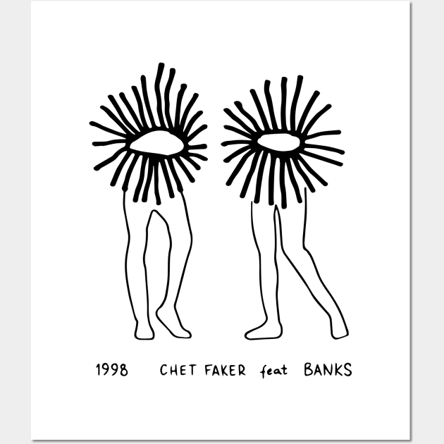 Chet Faker and Banks Wall Art by FaixaPreta